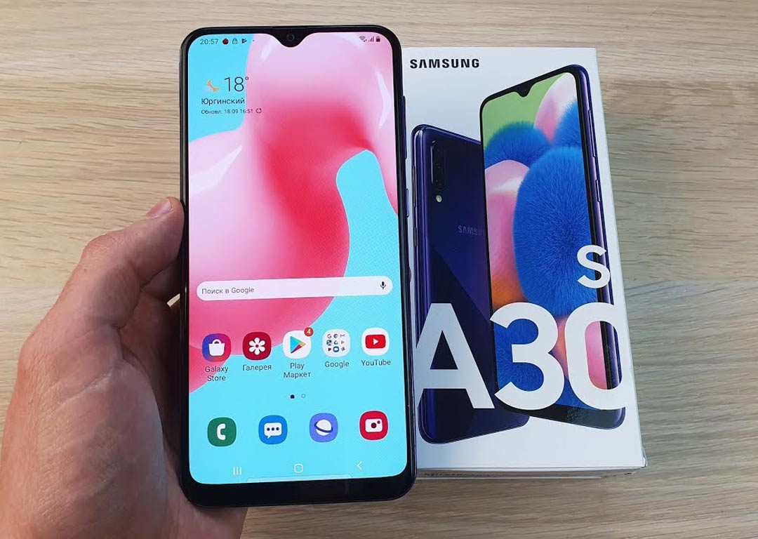 گوشی موبایل سامسونگ مدل Galaxy A30s  دو سیم کارت ظرفیت 128 گیگابایت